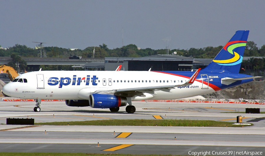Spirit Airlines Airbus A320-232 (N628NK) | Photo 100132