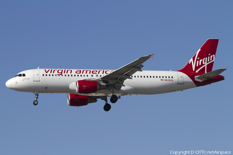 Virgin America Airbus A320-214 (N628VA) | Photo 338560