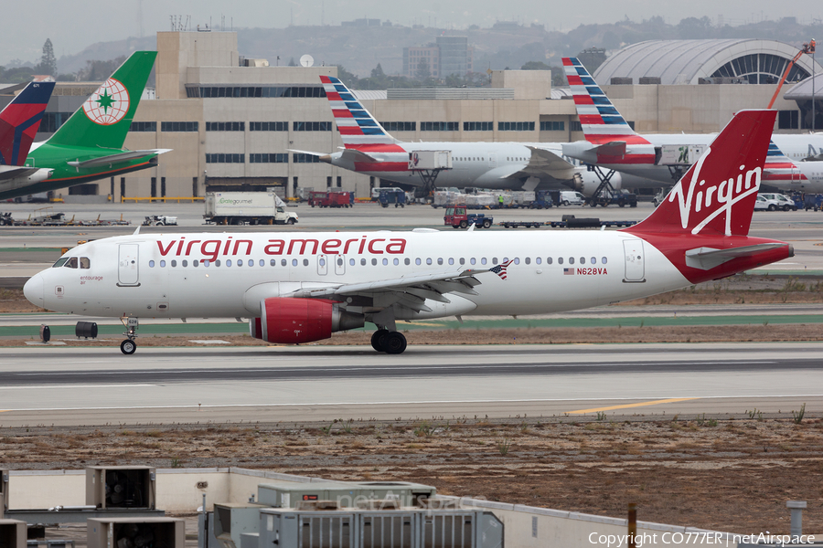 Virgin America Airbus A320-214 (N628VA) | Photo 417200