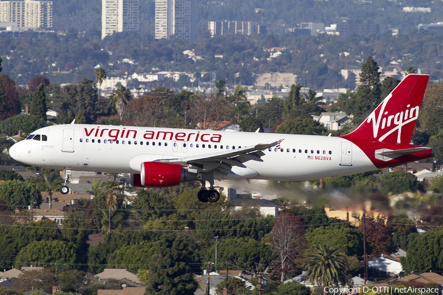 Virgin America Airbus A320-214 (N628VA) | Photo 469916