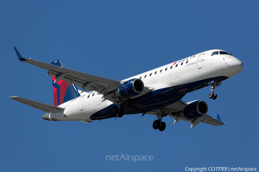 Delta Connection (Compass Airlines) Embraer ERJ-175LR (ERJ-170-200LR) (N629CZ) | Photo 123441