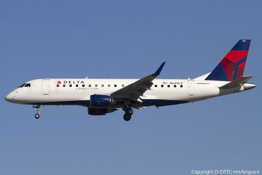 Delta Connection (Compass Airlines) Embraer ERJ-175LR (ERJ-170-200LR) (N629CZ) | Photo 457352