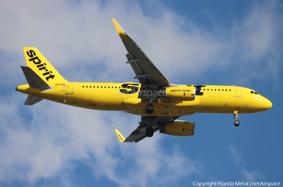 Spirit Airlines Airbus A320-232 (N630NK) | Photo 615615