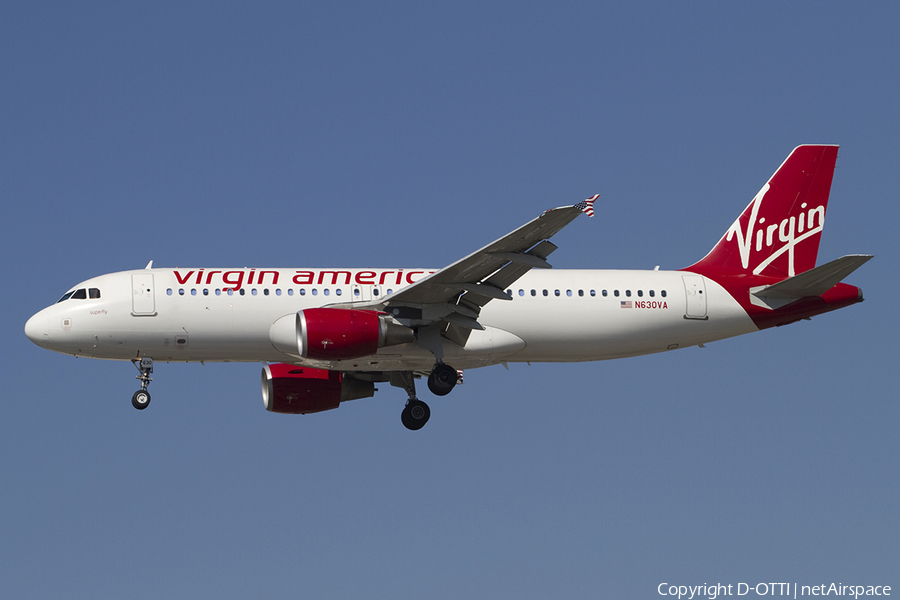 Virgin America Airbus A320-214 (N630VA) | Photo 336873