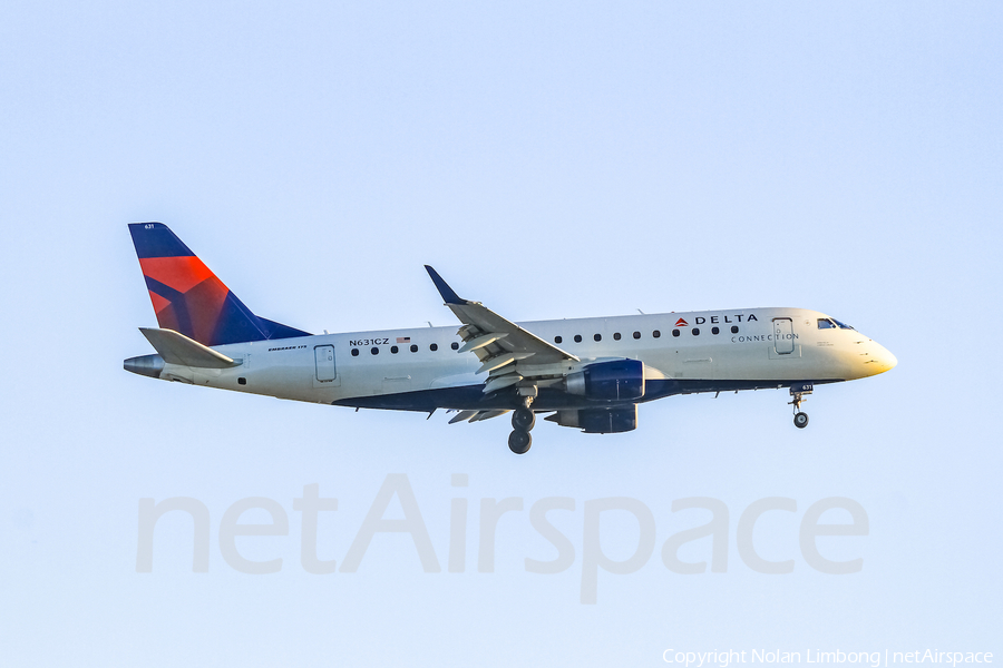 Delta Connection (Compass Airlines) Embraer ERJ-175LR (ERJ-170-200LR) (N631CZ) | Photo 438500