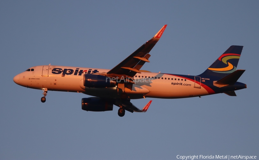 Spirit Airlines Airbus A320-232 (N631NK) | Photo 621443