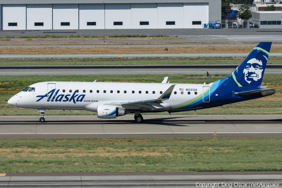 Alaska Airlines (Horizon) Embraer ERJ-175LR (ERJ-170-200LR) (N631QX) | Photo 365891