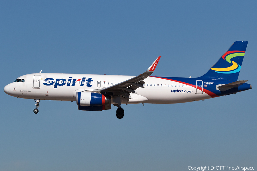 Spirit Airlines Airbus A320-232 (N632NK) | Photo 140631