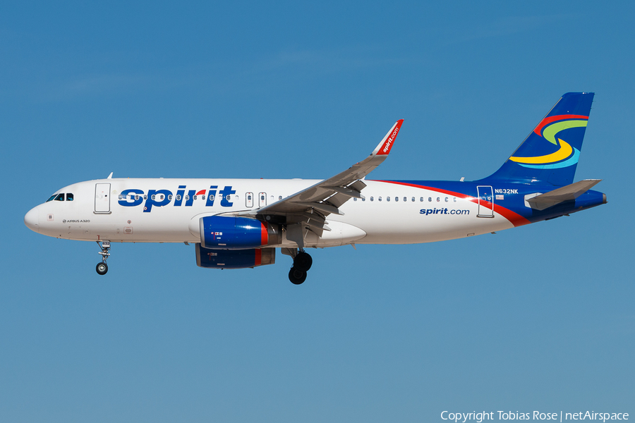 Spirit Airlines Airbus A320-232 (N632NK) | Photo 295448