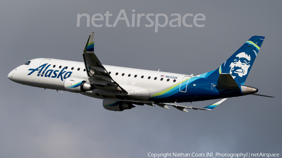 Alaska Airlines (Horizon) Embraer ERJ-175LR (ERJ-170-200LR) (N632QX) | Photo 408375