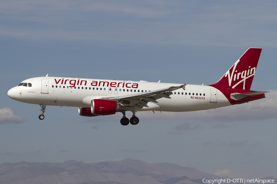Virgin America Airbus A320-214 (N632VA) | Photo 341838