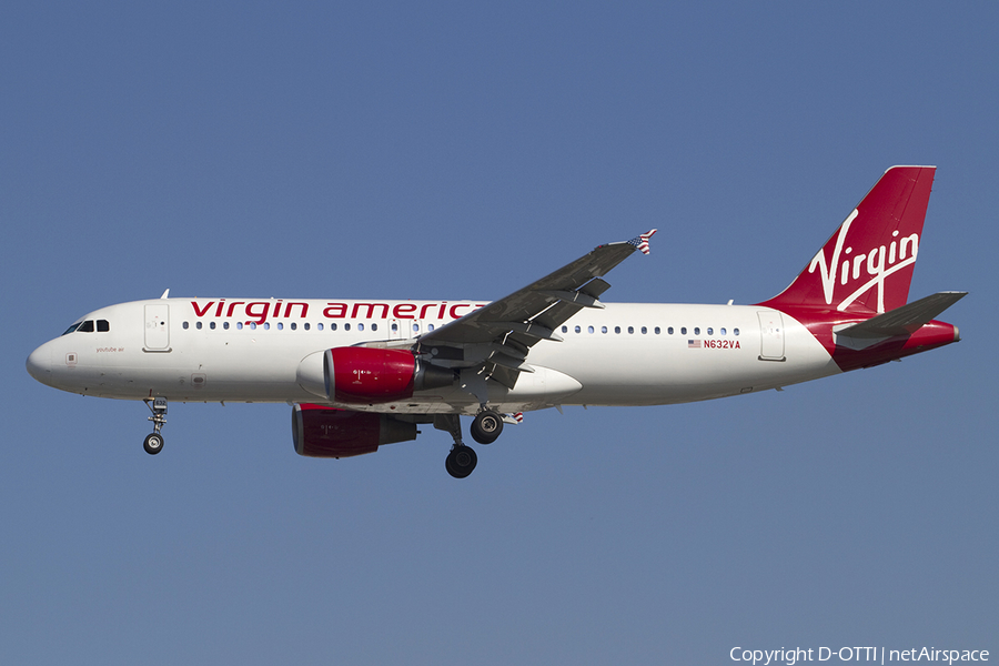 Virgin America Airbus A320-214 (N632VA) | Photo 337765