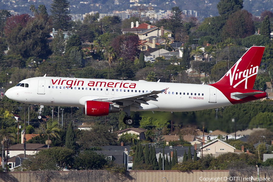 Virgin America Airbus A320-214 (N632VA) | Photo 469853