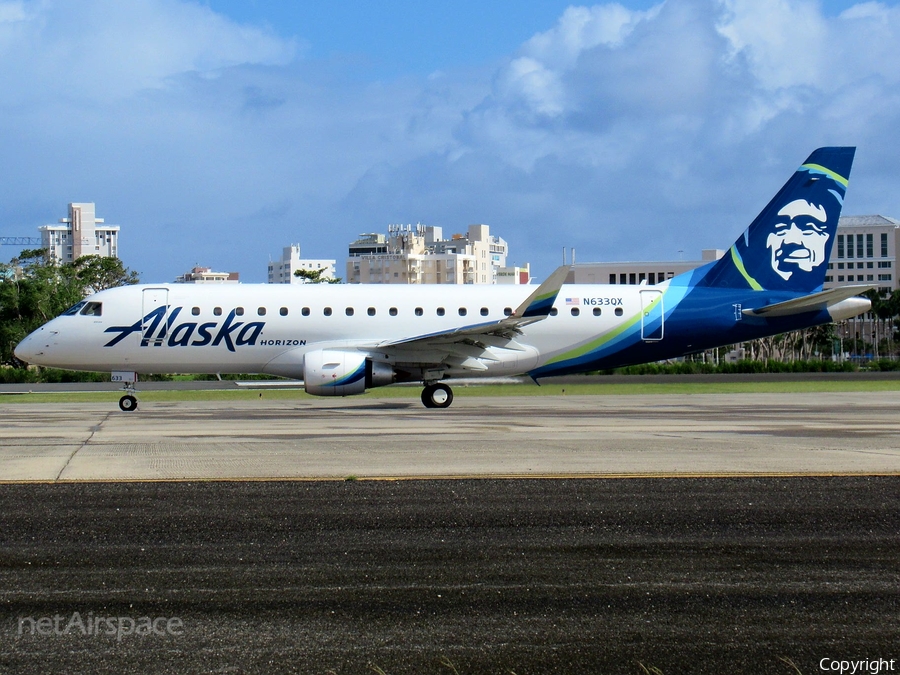Alaska Airlines (Horizon) Embraer ERJ-175LR (ERJ-170-200LR) (N633QX) | Photo 238813