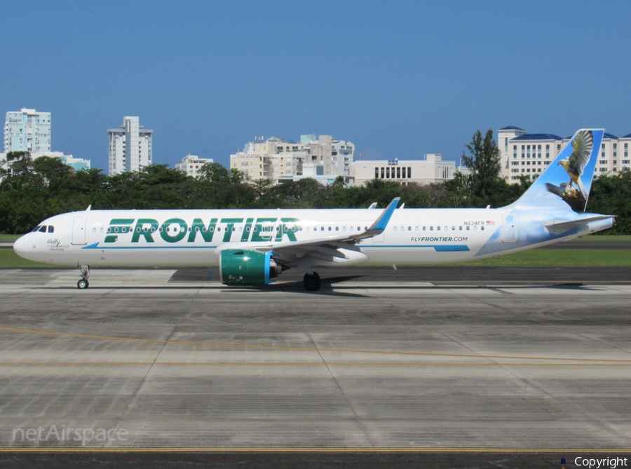 Frontier Airlines Airbus A321-271NX (N634FR) | Photo 610806