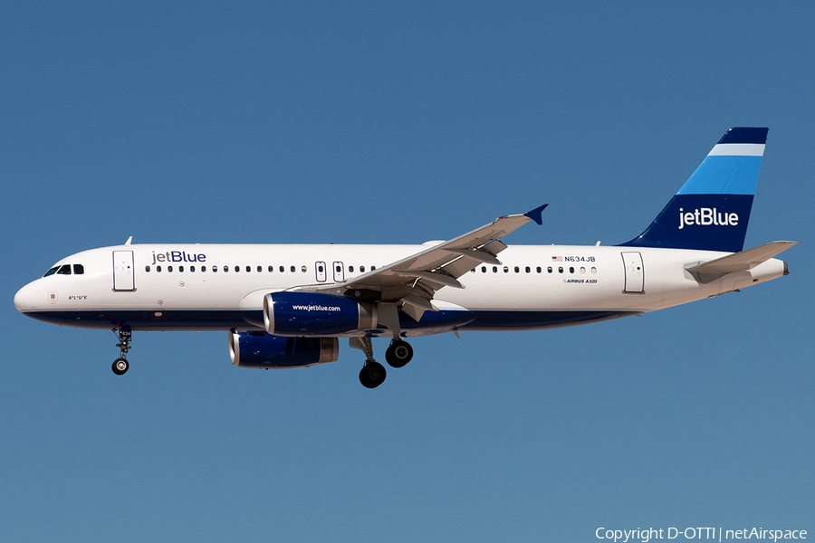 JetBlue Airways Airbus A320-232 (N634JB) | Photo 180531