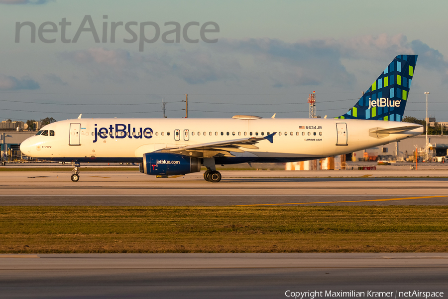 JetBlue Airways Airbus A320-232 (N634JB) | Photo 603176