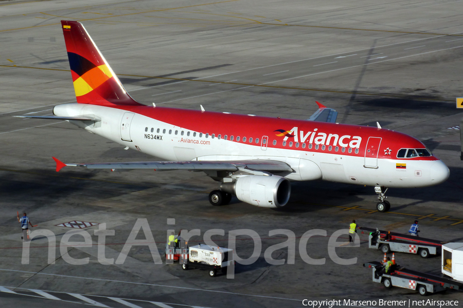 Avianca Airbus A319-112 (N634MX) | Photo 7611