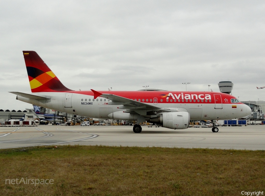 Avianca Airbus A319-112 (N634MX) | Photo 20194