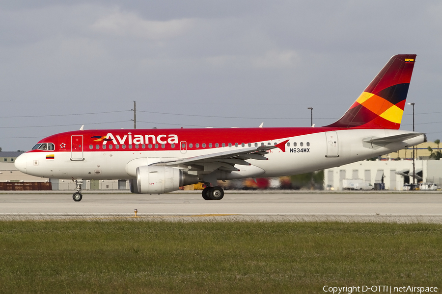 Avianca Airbus A319-112 (N634MX) | Photo 422834