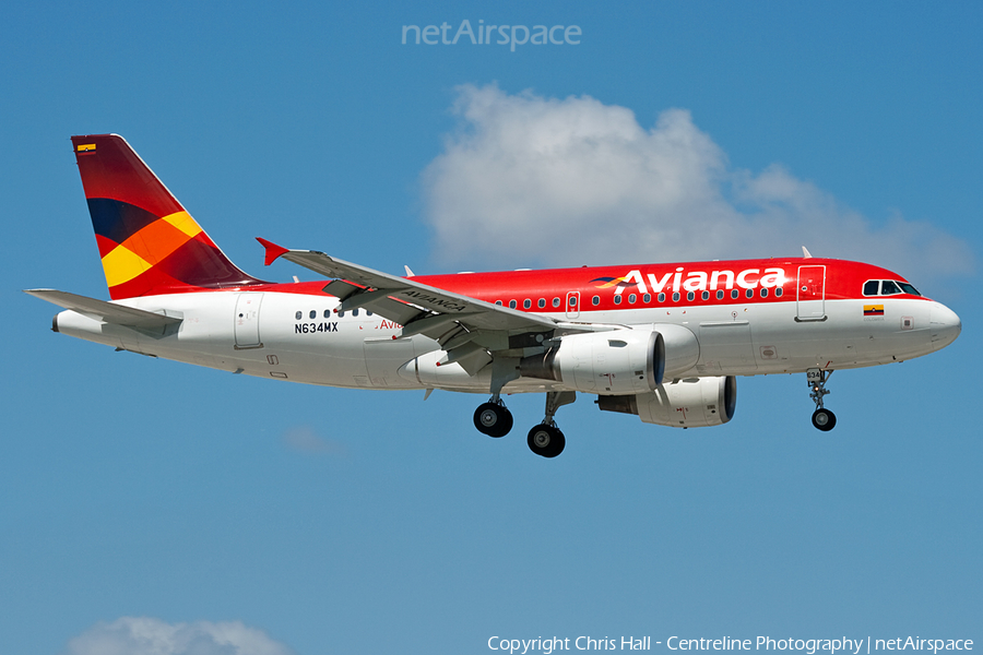 Avianca Airbus A319-112 (N634MX) | Photo 5732
