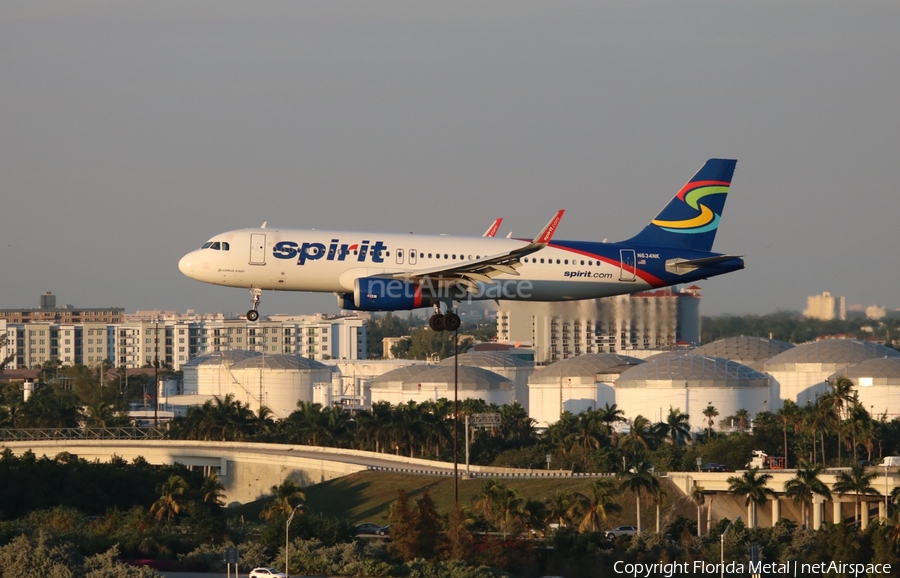Spirit Airlines Airbus A320-232 (N634NK) | Photo 305023