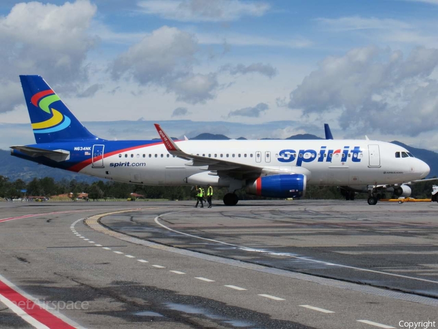 Spirit Airlines Airbus A320-232 (N634NK) | Photo 350799