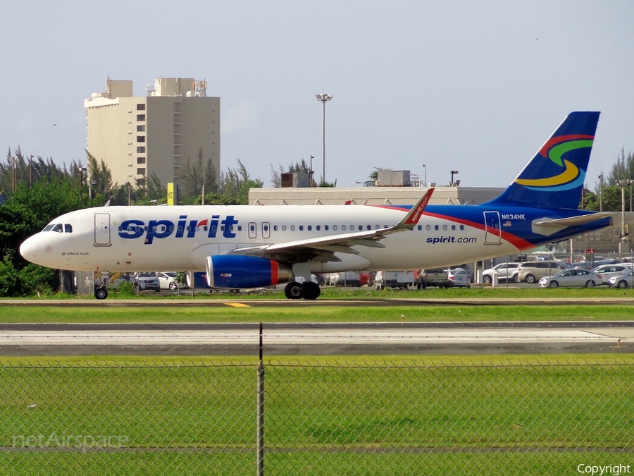 Spirit Airlines Airbus A320-232 (N634NK) | Photo 113270