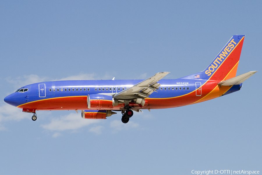 Southwest Airlines Boeing 737-3H4 (N634SW) | Photo 178376