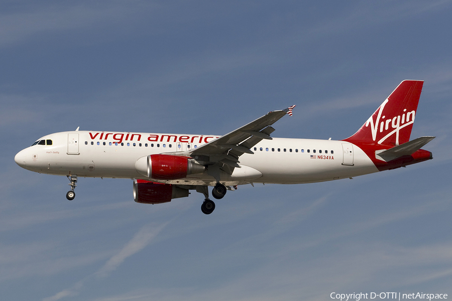 Virgin America Airbus A320-214 (N634VA) | Photo 279812