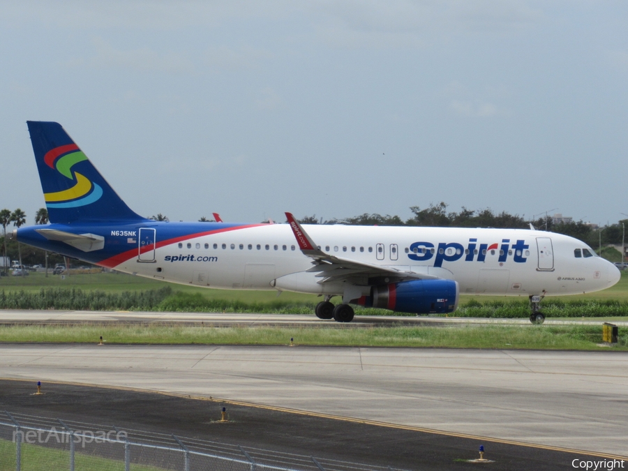 Spirit Airlines Airbus A320-232 (N635NK) | Photo 287271