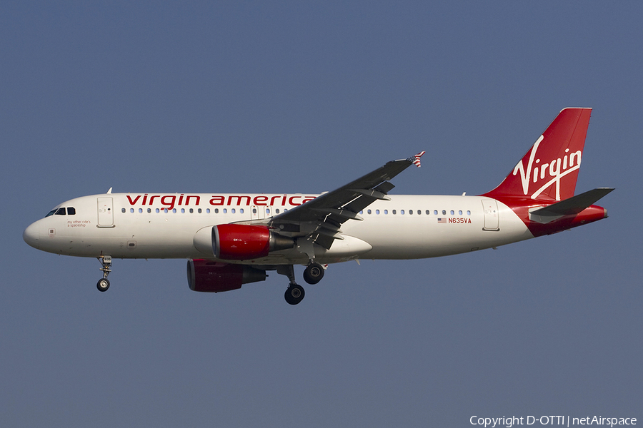 Virgin America Airbus A320-214 (N635VA) | Photo 279396