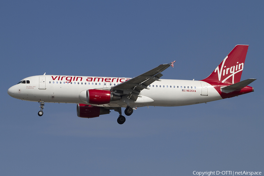 Virgin America Airbus A320-214 (N635VA) | Photo 336149