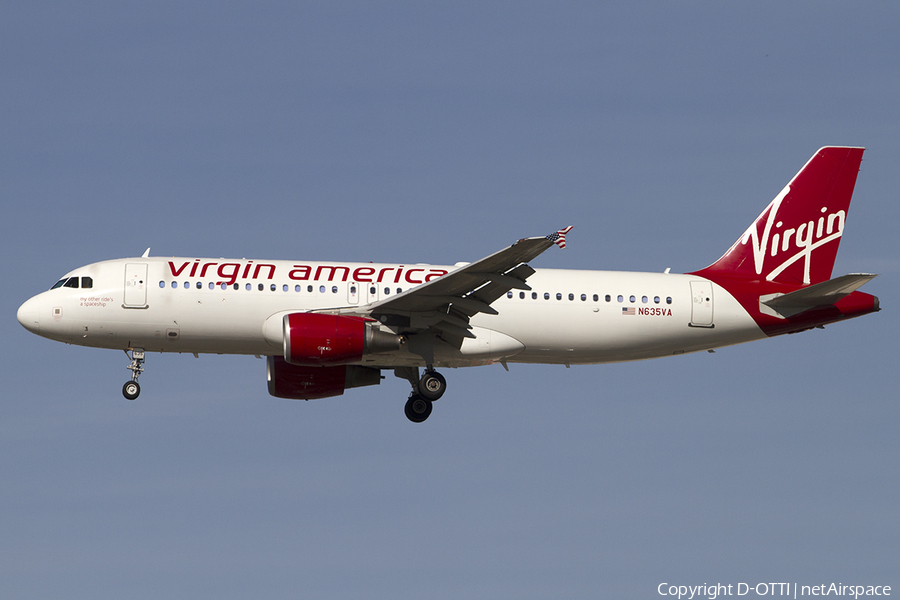 Virgin America Airbus A320-214 (N635VA) | Photo 467789