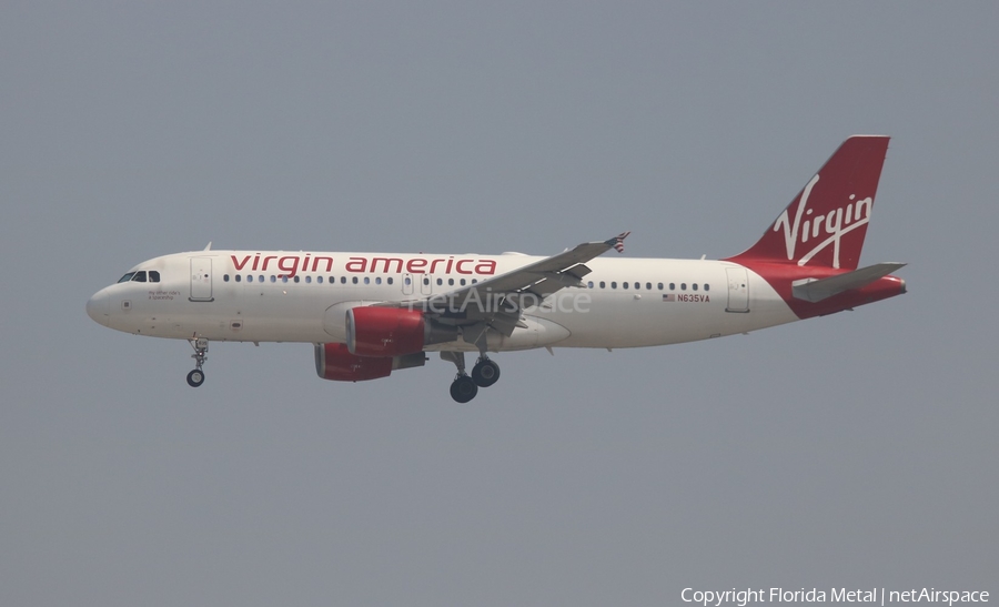 Virgin America Airbus A320-214 (N635VA) | Photo 615733