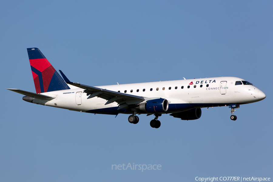 Delta Connection (Compass Airlines) Embraer ERJ-175LR (ERJ-170-200LR) (N636CZ) | Photo 81193
