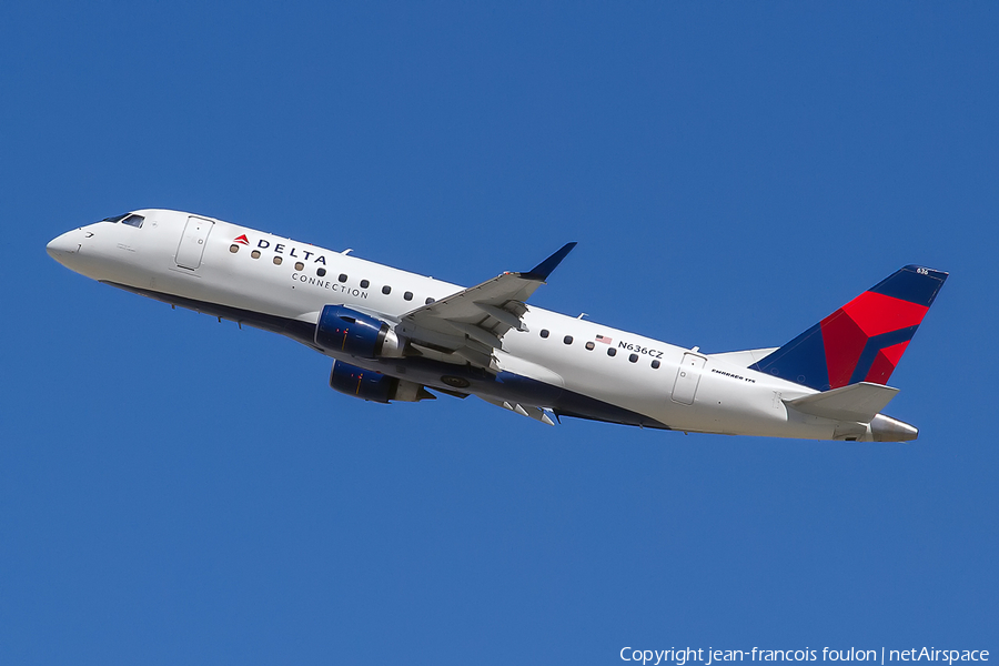Delta Connection (Compass Airlines) Embraer ERJ-175LR (ERJ-170-200LR) (N636CZ) | Photo 153517