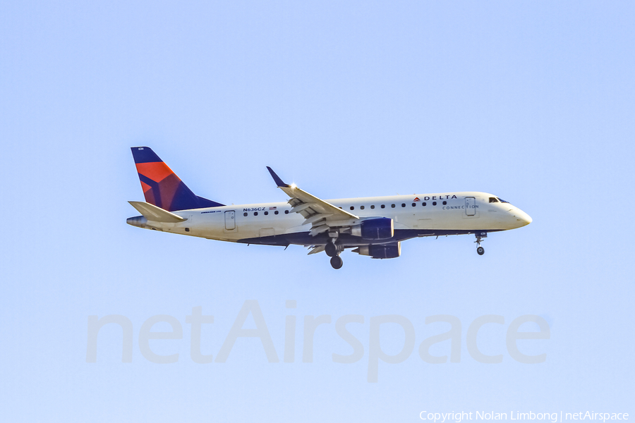 Delta Connection (Compass Airlines) Embraer ERJ-175LR (ERJ-170-200LR) (N636CZ) | Photo 438503