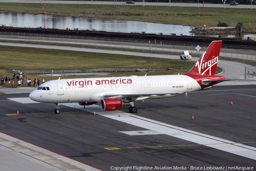 Virgin America Airbus A320-214 (N636VA) | Photo 92920