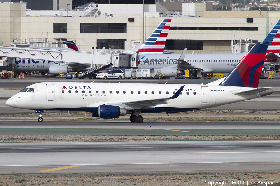 Delta Connection (Compass Airlines) Embraer ERJ-175LR (ERJ-170-200LR) (N637CZ) | Photo 469291