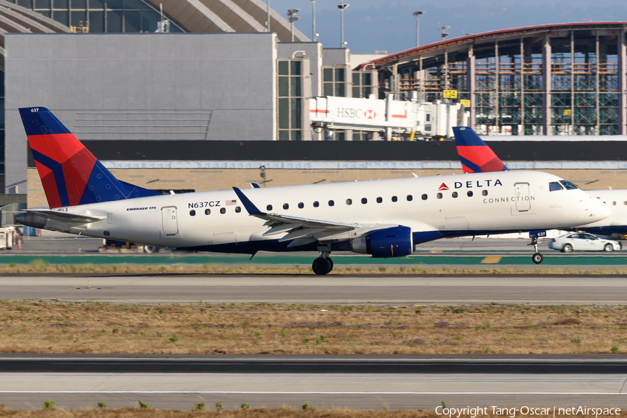 Delta Connection (Compass Airlines) Embraer ERJ-175LR (ERJ-170-200LR) (N637CZ) | Photo 489534