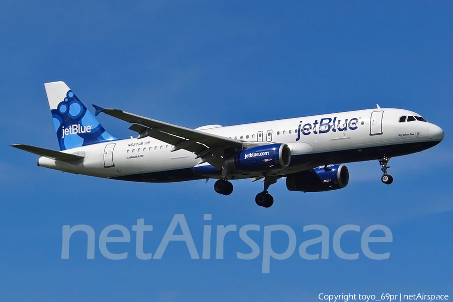 JetBlue Airways Airbus A320-232 (N637JB) | Photo 68040