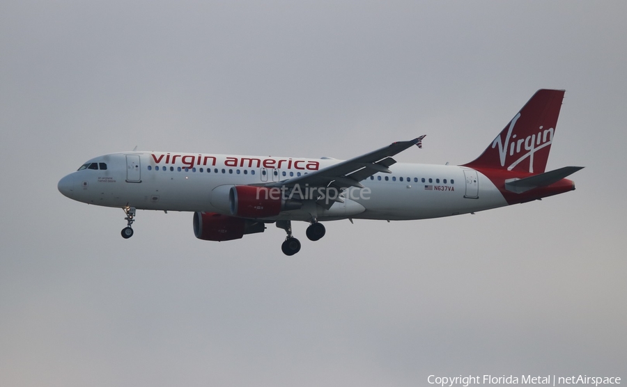 Virgin America Airbus A320-214 (N637VA) | Photo 303701