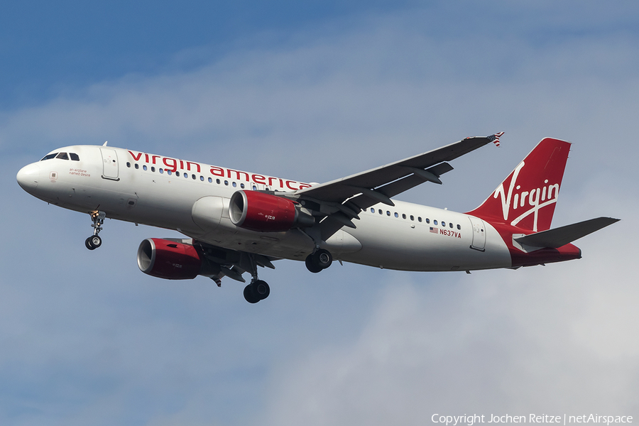 Virgin America Airbus A320-214 (N637VA) | Photo 272814