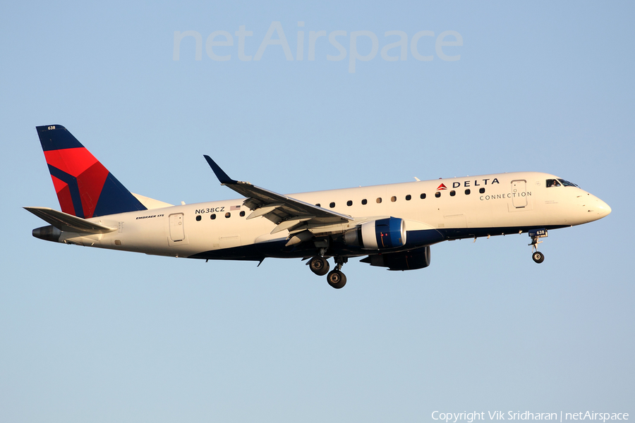 Delta Connection (Compass Airlines) Embraer ERJ-175LR (ERJ-170-200LR) (N638CZ) | Photo 86161