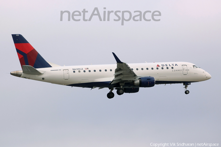 Delta Connection (Compass Airlines) Embraer ERJ-175LR (ERJ-170-200LR) (N639CZ) | Photo 51360