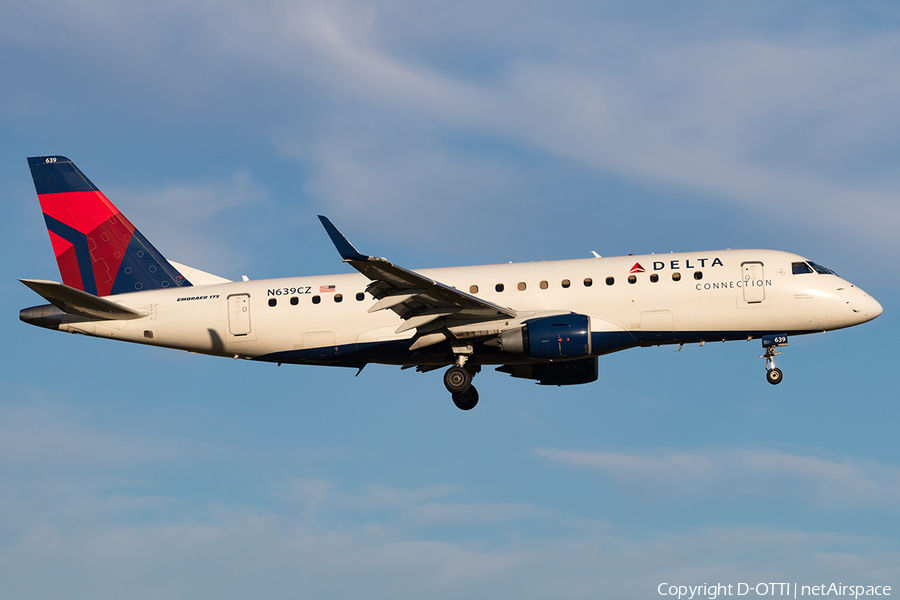 Delta Connection (Compass Airlines) Embraer ERJ-175LR (ERJ-170-200LR) (N639CZ) | Photo 181791