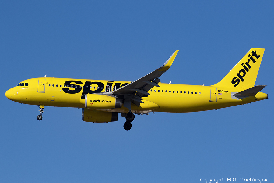 Spirit Airlines Airbus A320-232 (N639NK) | Photo 540063