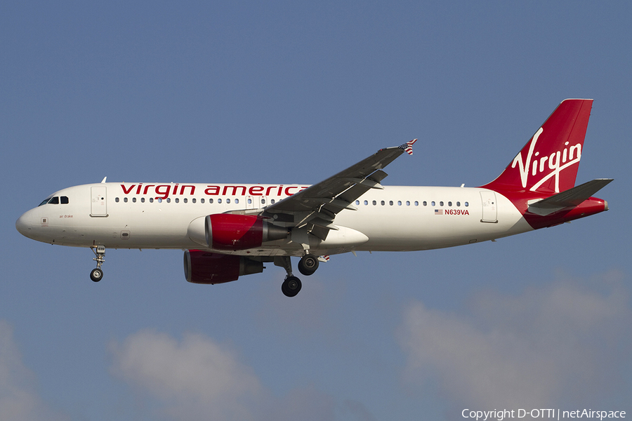 Virgin America Airbus A320-214 (N639VA) | Photo 339324