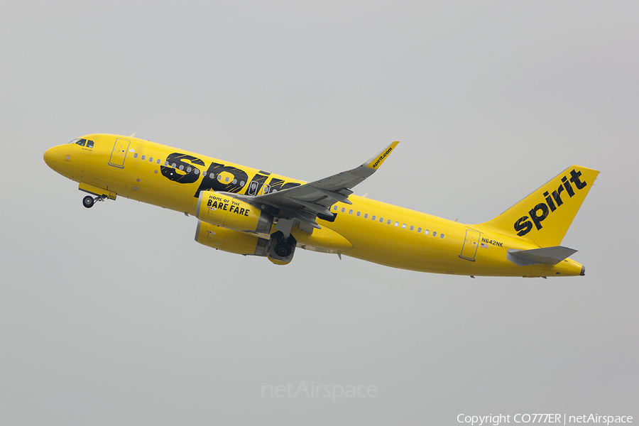 Spirit Airlines Airbus A320-232 (N642NK) | Photo 506344